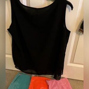 Blouse sleeveless tops Set of 4.